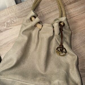 Michael Kors Cream Hobo Bag